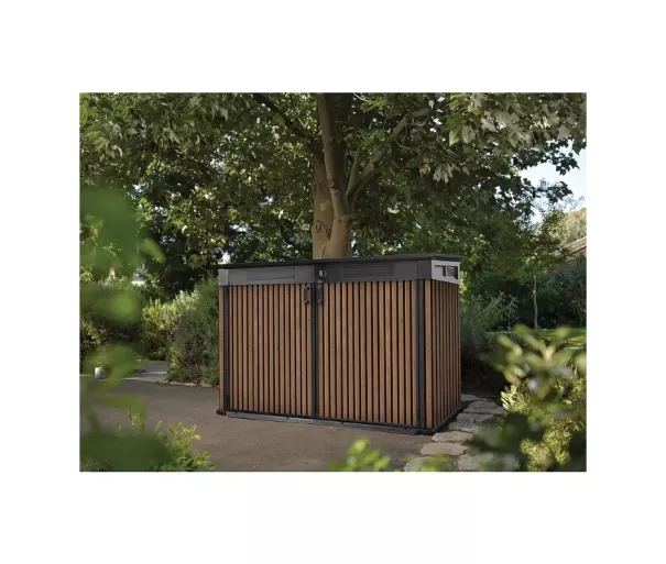 Garden shed Deco Horizontal Shed warm brown tone