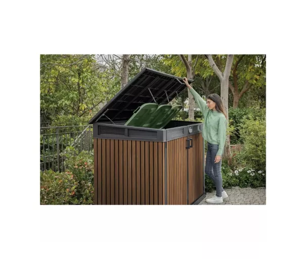Garden shed Deco Horizontal Shed warm brown tone