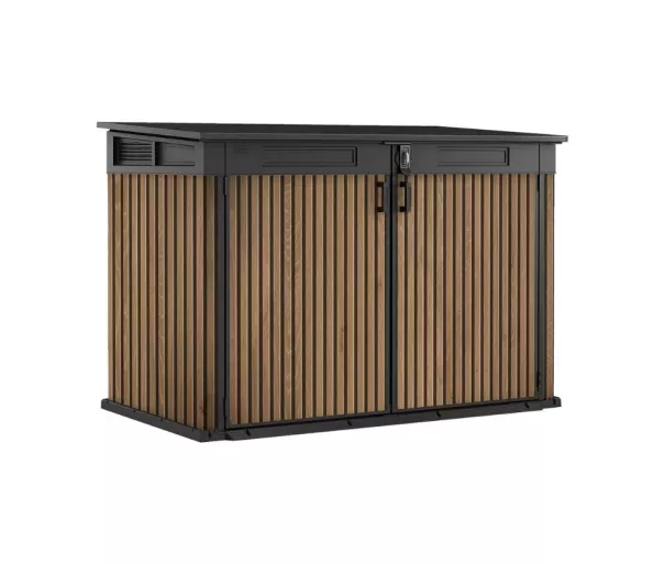 Garden shed Deco Horizontal Shed warm brown tone