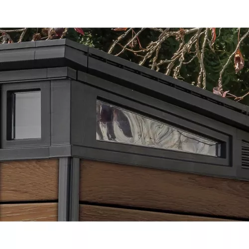 Dārza šķūnis Deco Pent 11x7 valrieksts