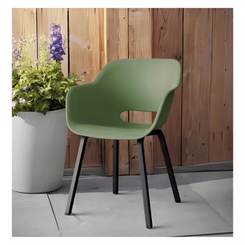 Dārza krēsli 2 gab. Noa Cup olīvzaļi