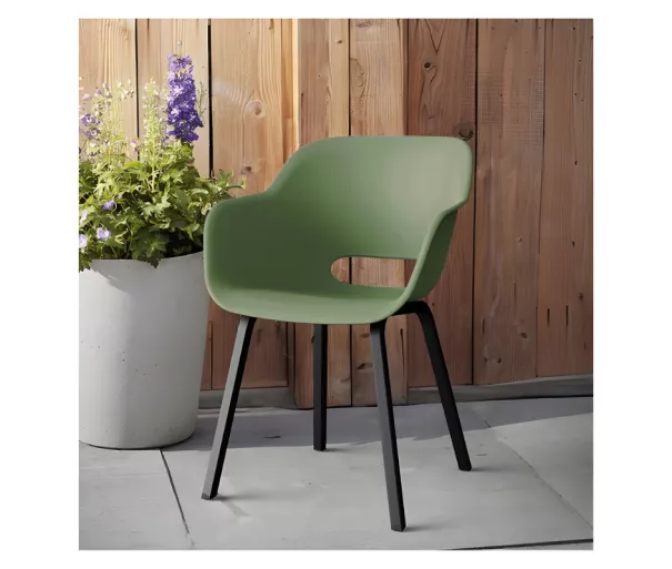 Garden chairs 2 pcs. Noa Cup olive green