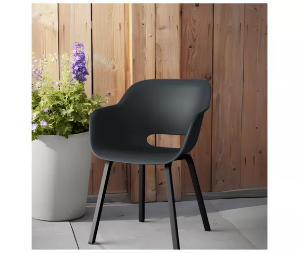 Garden chairs 2 pcs. Noa Cup grey