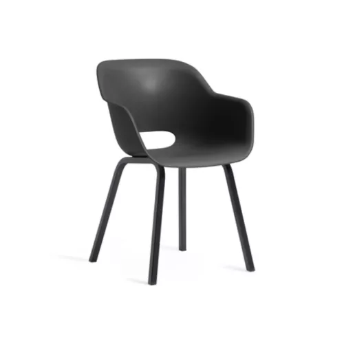 Dārza krēsli 2 gab. Noa Cup pelēki