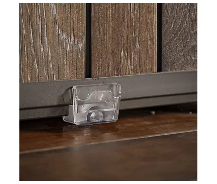 Dekoratiivne ristkülikukujuline istutuspott pähklipuuga