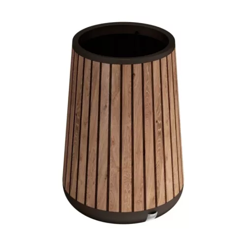 Lillepott Deco kooniline istutuskast, kõrge, Veneetsia pruun