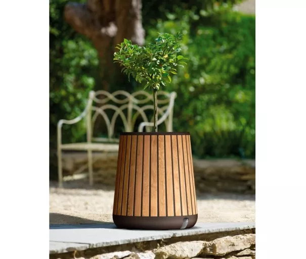 Flower pot Deco Conic Planter Venetian Brown