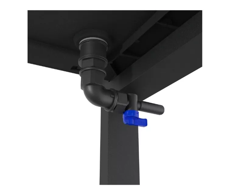 Ballīšu galds pagarināms Extendable Party Station valrieksta tonis