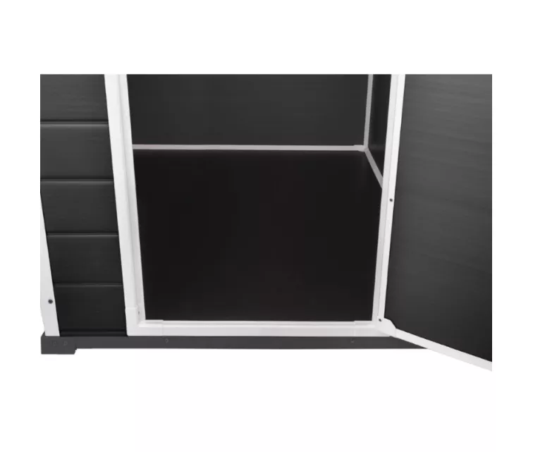 Dārza šķūnis Essential Shed 6x4 tumši pelēks/balts