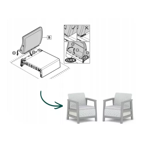 Aiatoolid 2 tk Scandi Linea helehall/tumehall