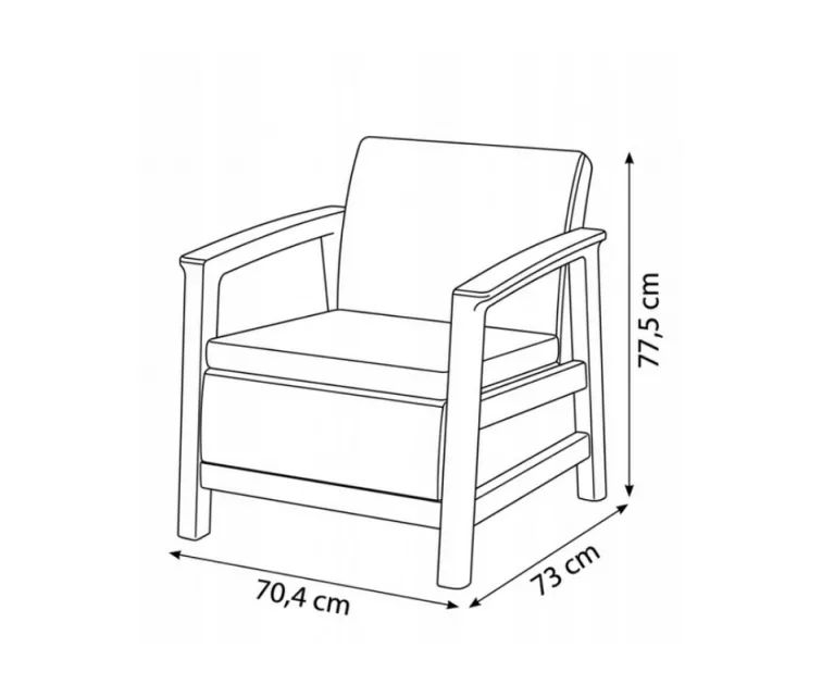 Aiatoolid 2 tk Scandi Linea helehall/tumehall