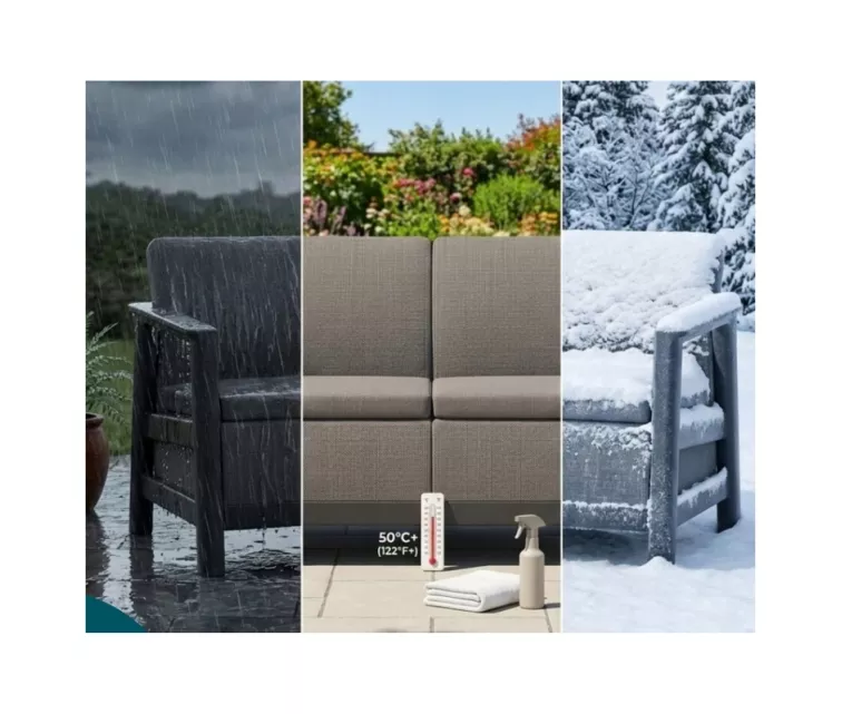 Dārza dīvāns divvietīgs Scandi Linea 2 Seater Sofa pelēks