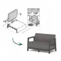 Dārza dīvāns divvietīgs Scandi Linea 2 Seater Sofa pelēks