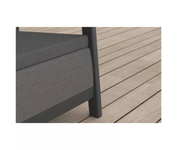Garden sofa three-seater Scandi Linea 3 Seater Sofa gray