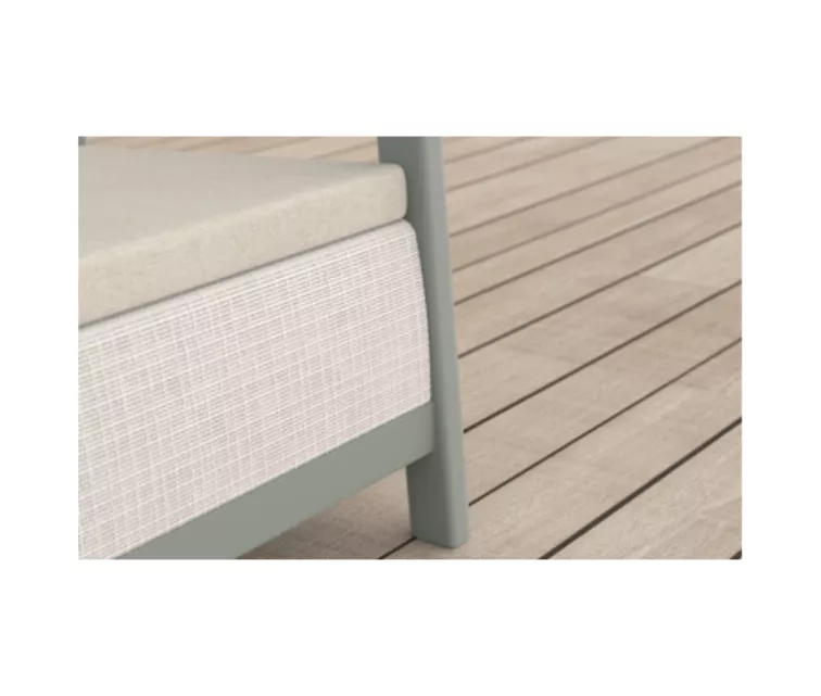 Dārza mēbeļu komplekts Scandi Linea Balcony Set oļu pelēks/salvijzaļa akmens tonī