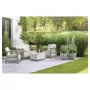 Dārza mēbeļu komplekts Scandi Linea 2 Seater Set oļu pelēks/salvijzaļa akmens tonī