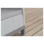 Dārza mēbeļu komplekts Scandi Forma Balcony Set gaiši pelēks/tumša tērauda pelēks