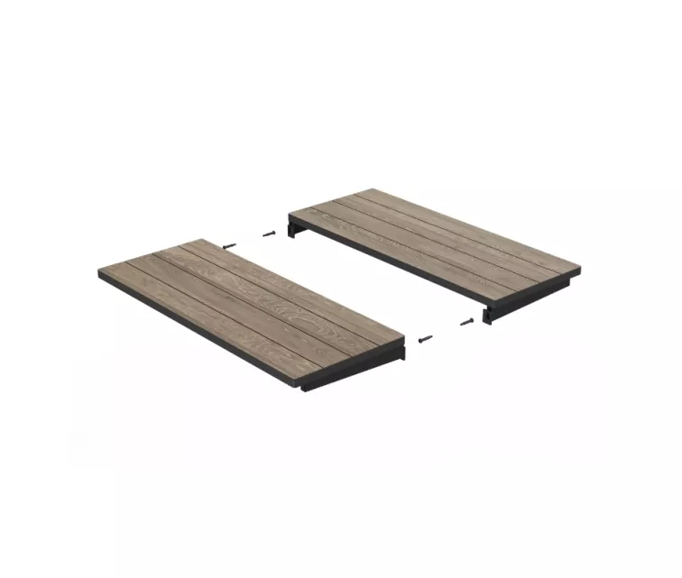 Garden table extendable Deco Porto Nova Extendable 160-240 ash wood tone/black