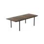 Dārza galds pagarināms Deco Porto Nova Extendable 200-280 valrieksts/melns