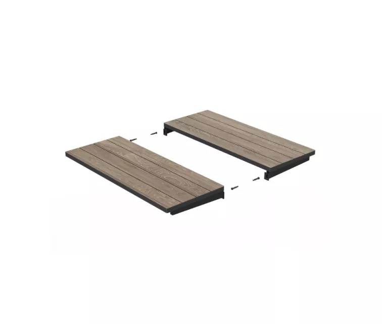 Garden table extendable Deco Porto Nova Extendable 200-280 ash wood tone/black