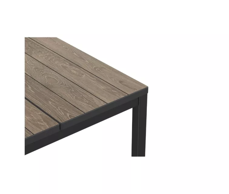 Garden table extendable Deco Porto Nova Extendable 200-280 ash wood tone/black