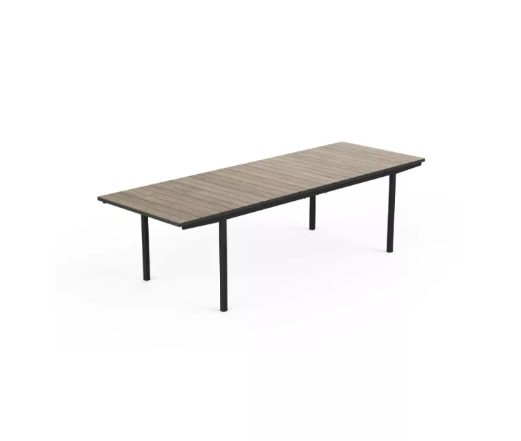 Garden table extendable Deco Porto Nova Extendable 200-280 ash wood tone/black