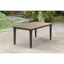 Dārza galds Deco Futura pelēks/valrieksts