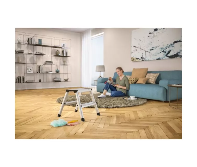 Скамья-стремянка складная D60 StandardLine / из алюминия / 2x2 ступени