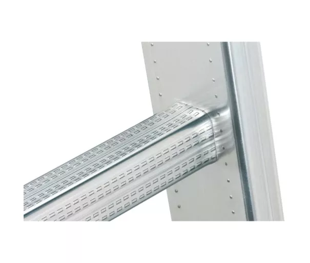 Kāpnes S80 ProfiStep duo / alumīnija / 2x15 pakāpieni