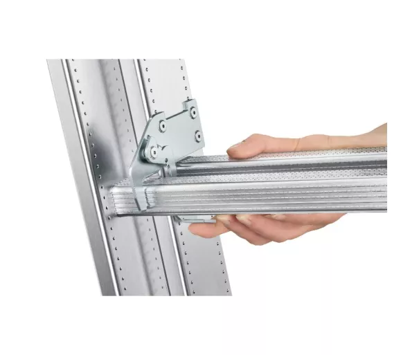 Kāpnes S80 ProfiStep duo / alumīnija / 2x15 pakāpieni