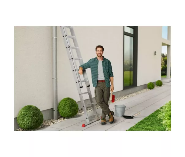 Kāpnes S80 ProfiStep duo / alumīnija / 2x15 pakāpieni