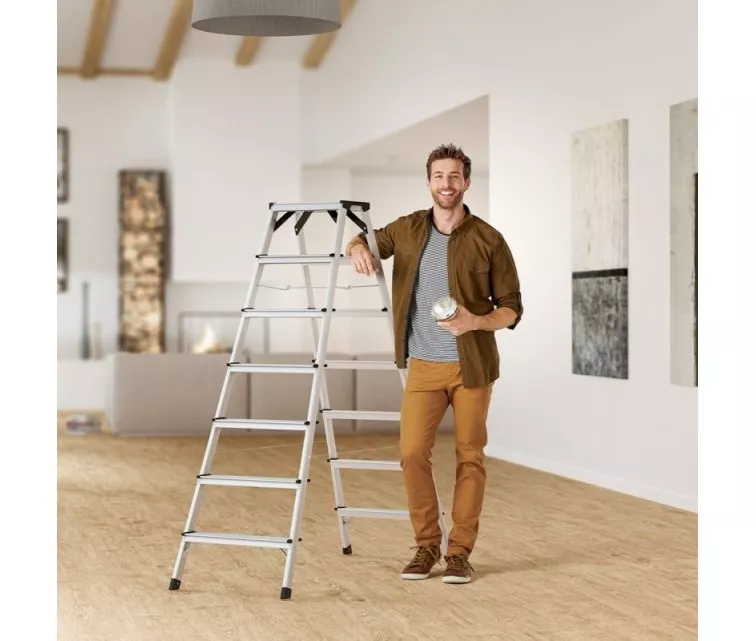 Topeltrepp D60 StandardLine / alumiinium / 2x5 astet