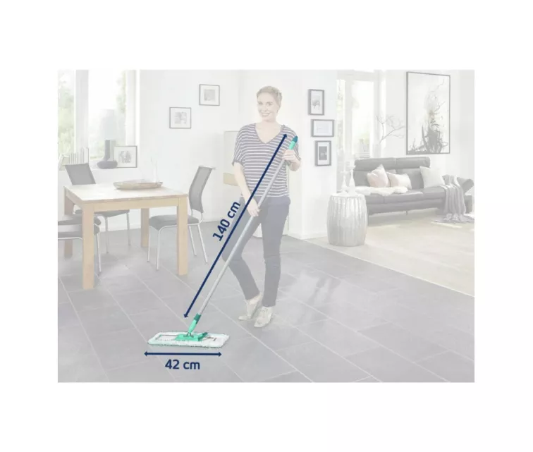 Põrandahari Profi XL micro duo 42cm alumiiniumkäepidemega + vahetuslapp Profi XL static plus 42cm