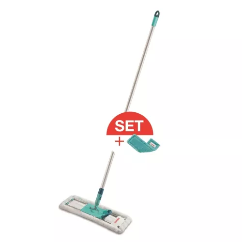 Щетка для пола Profi XL micro duo 42 см с алюминиевой ручкой + сменная насадка Profi XL static plus 42 см