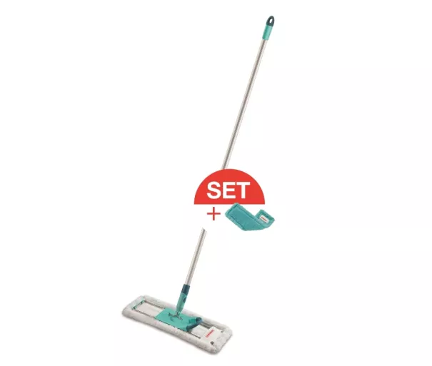 Floor brush Profi XL micro duo 42cm with aluminum handle + replacement cloth Profi XL static plus 42cm
