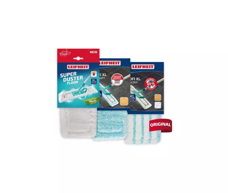 Комплект сменных салфеток, 3 шт. Profi XL micro duo / Superduster / супермягкая, 42 см