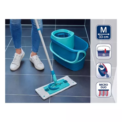 Набор для уборки пола Clean Twist M Ergo + сменная салфетка Clean Twist M Ergo Superduster 33 см (1)