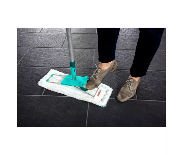 Grindų šepetys Profi XL micro duo 42cm su aliuminio rankena + pakaitinis šluostė Profi XL Superduster 42cm
