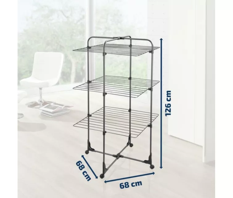 Klassikaline trummelkuivati torn 270 must