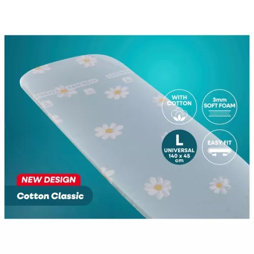 Triikimislaua kangas Cotton Classic L/Universal 140x45cm