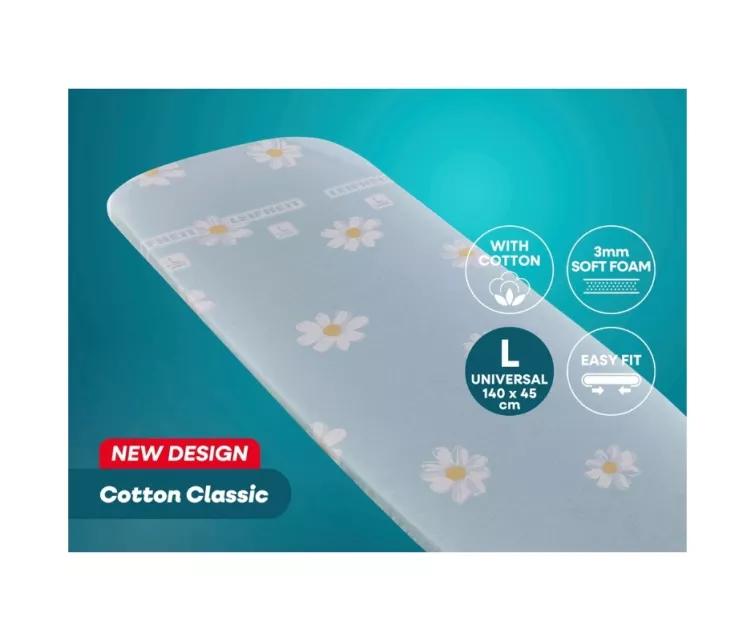Triikimislaua kangas Cotton Classic L/Universal 140x45cm