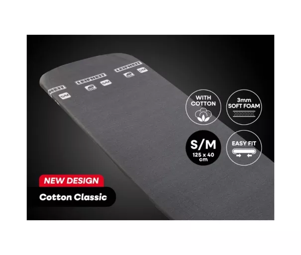 Чехол для гладильной доски Cotton Comfort S/M 125x40cм