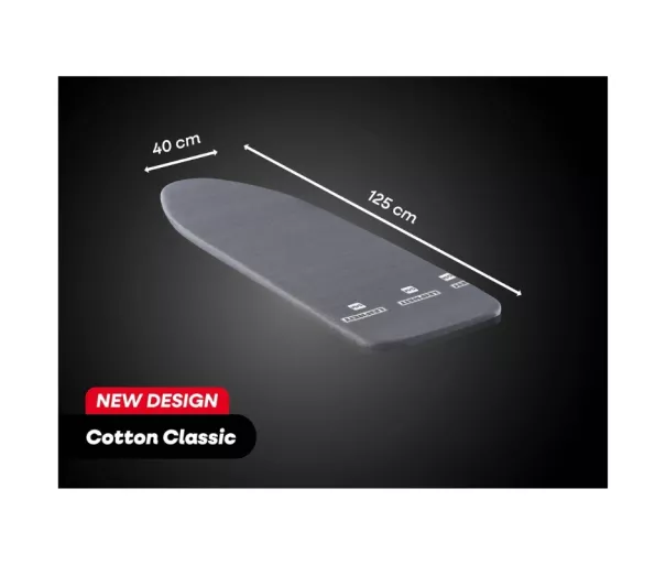 Чехол для гладильной доски Cotton Comfort S/M 125x40cм