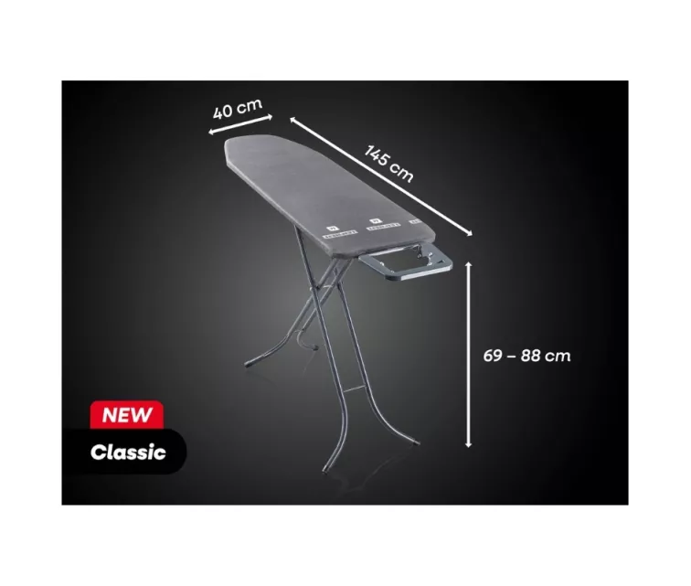 Gludināmais dēlis Classic M Black  120x38cm