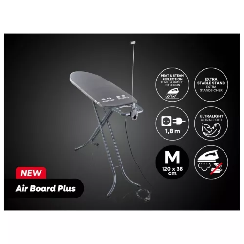 Гладильная доска Air Board M Black Plus 120x38 см