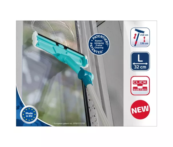 Logu birste ar teleskopisku kātu Window & frame wiper 4in1 Telescope 2 m