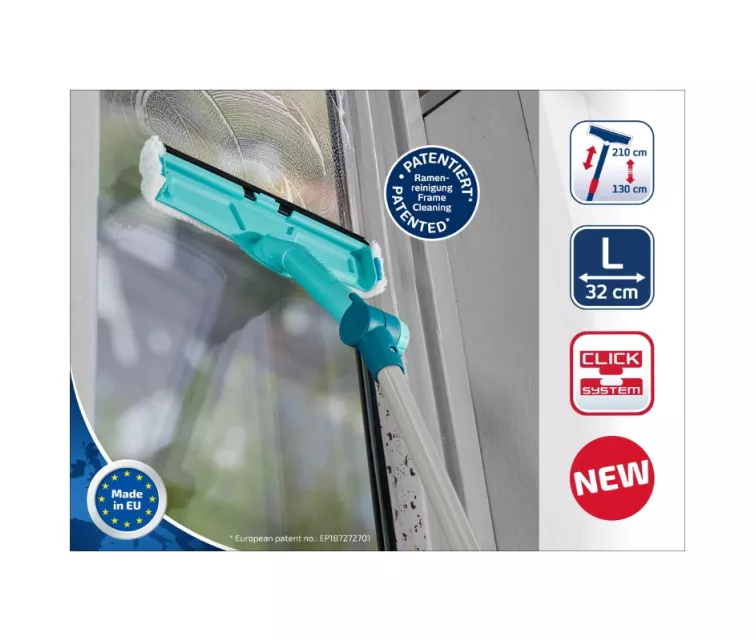 Window brush with telescopic handle Window & frame wiper 4in1 Telescope 2m