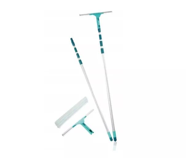 Window cleaning set with telescopic handle Set squeege 2in1 XL Pro Reach Telescope 4m