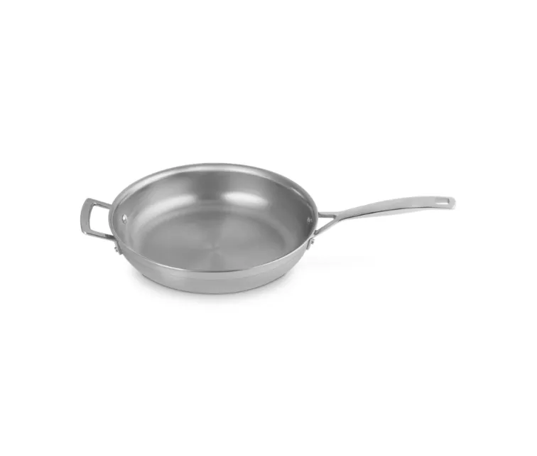 Trijų sluoksnių nerūdijančio plieno keptuvė be dangos, Ø28 cm