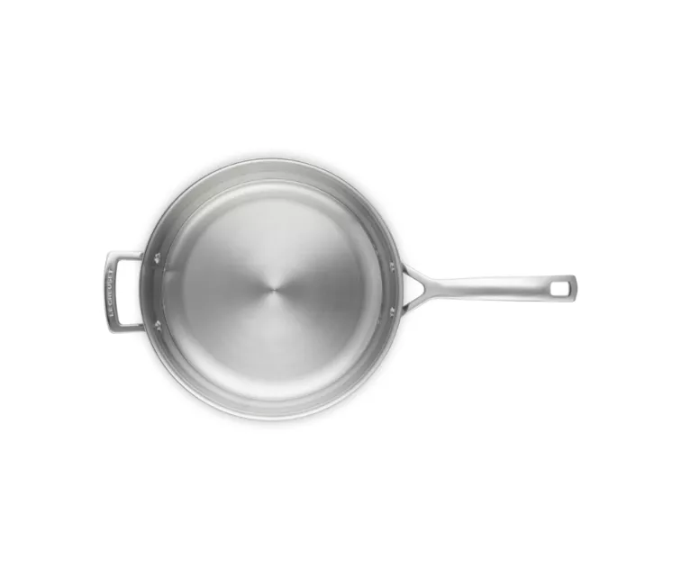 Trijų sluoksnių nerūdijančio plieno keptuvė be dangos, Ø28 cm